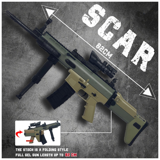 تفنگ تیر ژله ای TianGong مدل SCAR_L