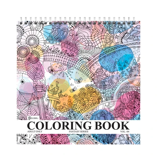 دفتر رنگ آمیزی 30 برگ بزرگسال از برند Pallet کد 04
