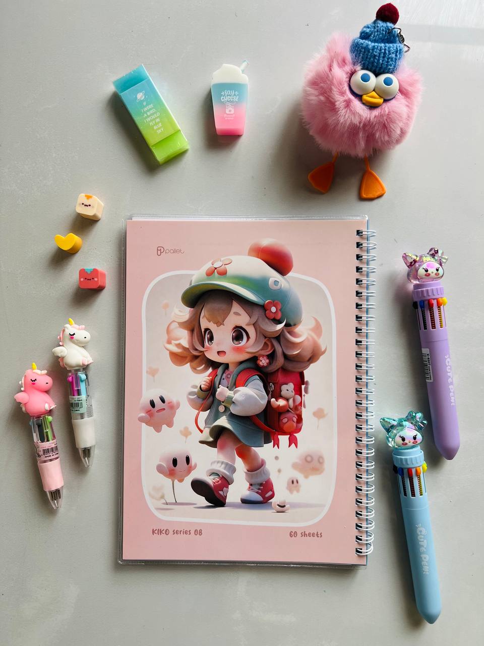 دفتر مجلد 60 برگ مدل Kiko از برند Pallet کد 08