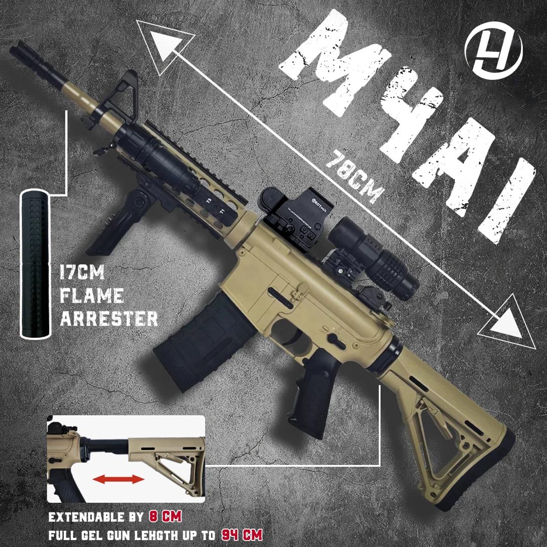 تفنگ تیر ژله ای Tiangong مدل M4A1 با تجهیزات کامل