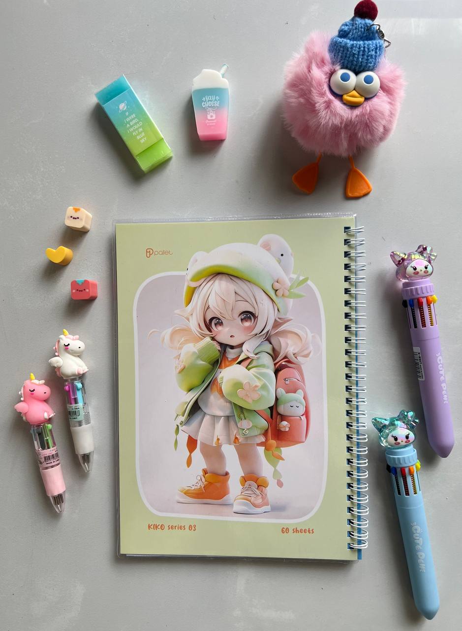 دفتر مجلد 60 برگ مدل Kiko از برند Pallet کد 03