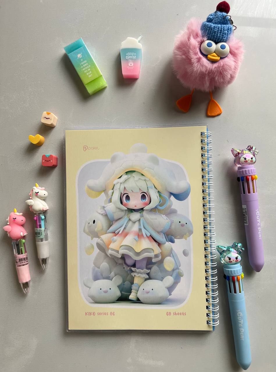 دفتر مجلد 60 برگ مدل Kiko از برند Pallet کد 06