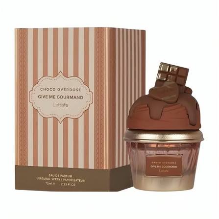عطر لطافه شوکو اوردوز Lattafa Give Me Gourmand Choco Overdose حجم 75 میلی‌لیتر