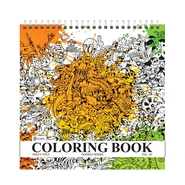 دفتر رنگ آمیزی 30 برگ بزرگسال از برند Pallet کد 03