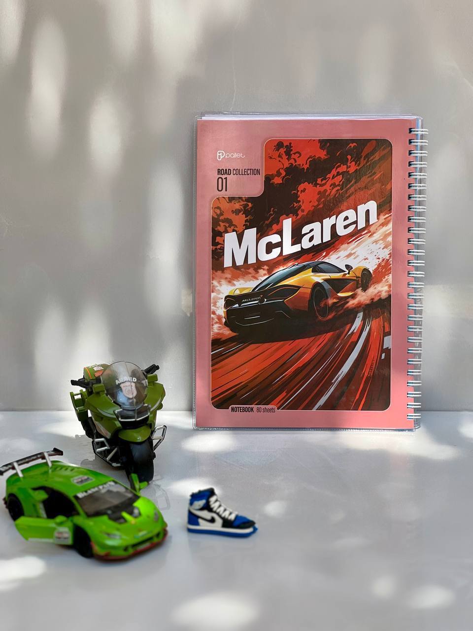 دفتر 80 برگ مدل Road از برند Pallet کد 01