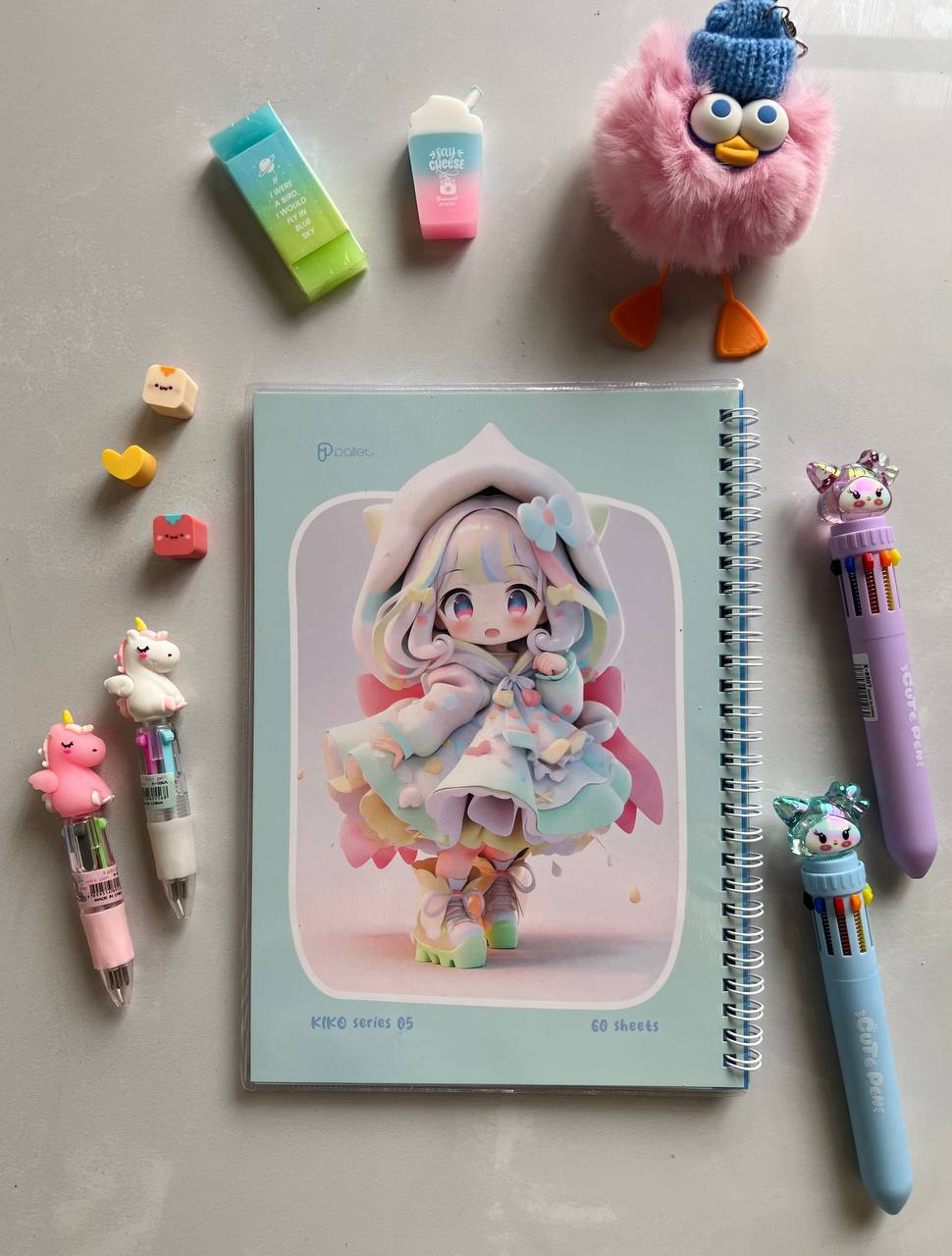 دفتر مجلد 60 برگ مدل Kiko از برند Pallet کد 05