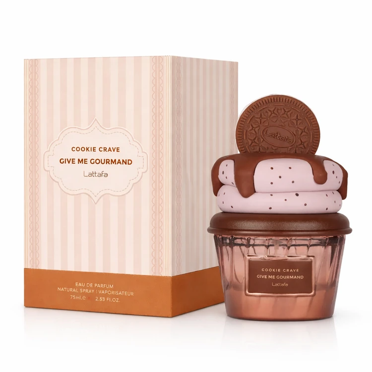 عطر لطافه کوکی کریو Lattafa Cookie Crave Give Me Gourmand حجم 75 میلی‌لیتر