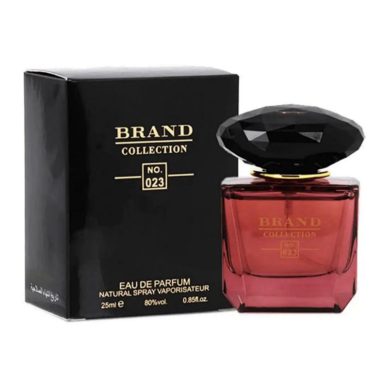 عطر ورساچه کریستال نویر برند کالکشن کد 023 حجم 25 میل