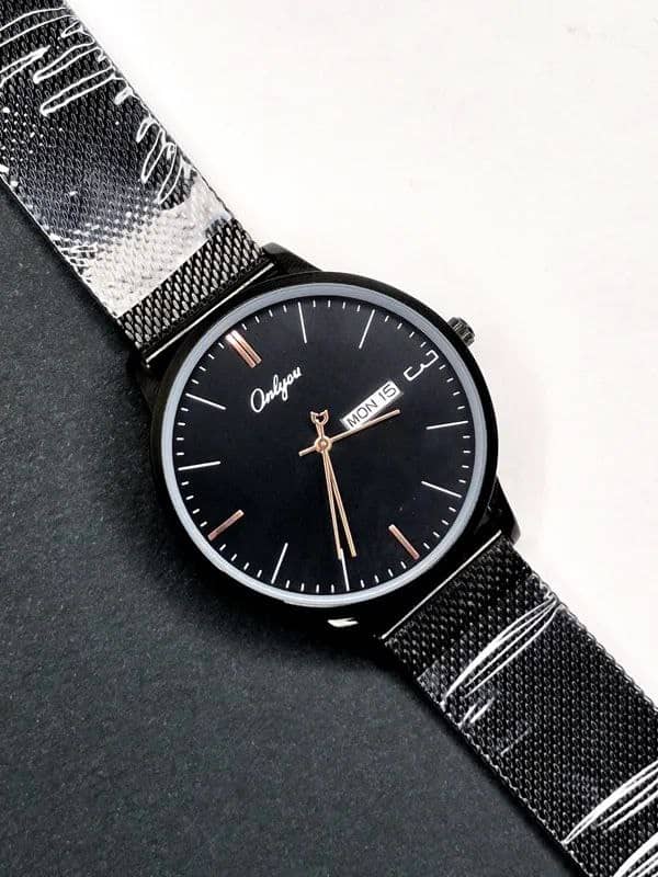 ساعت مچی مردانه Onlyou بند حصیری