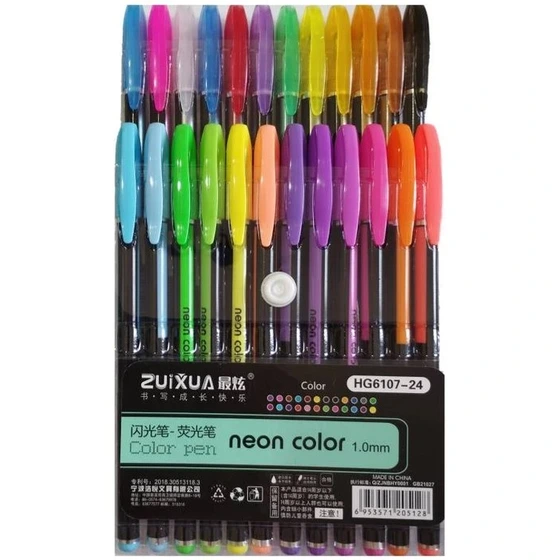 خودکار اکلیلی و نئون 24 رنگ Zuixua (محصول اصلی)