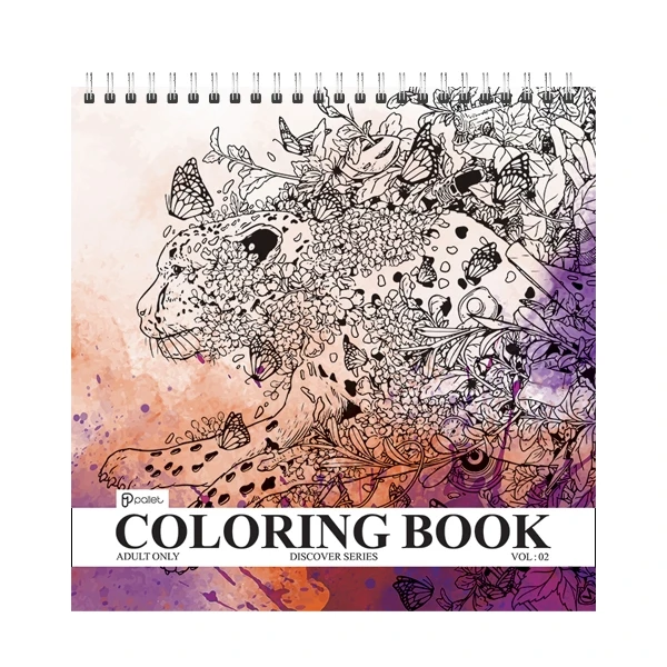 دفتر رنگ آمیزی 30 برگ بزرگسال از برند Pallet کد 02