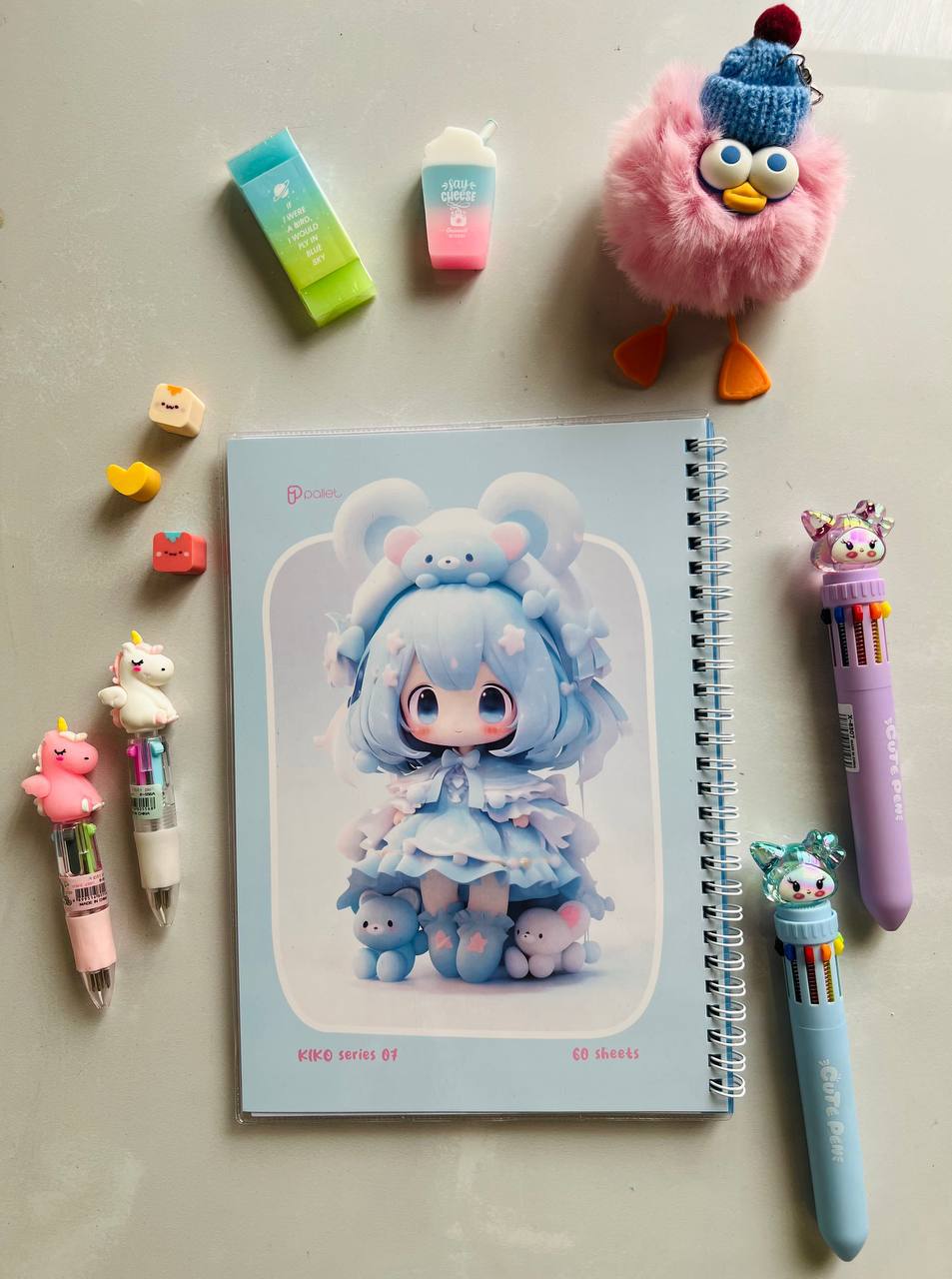 دفتر مجلد 60 برگ مدل Kiko از برند Pallet کد 07