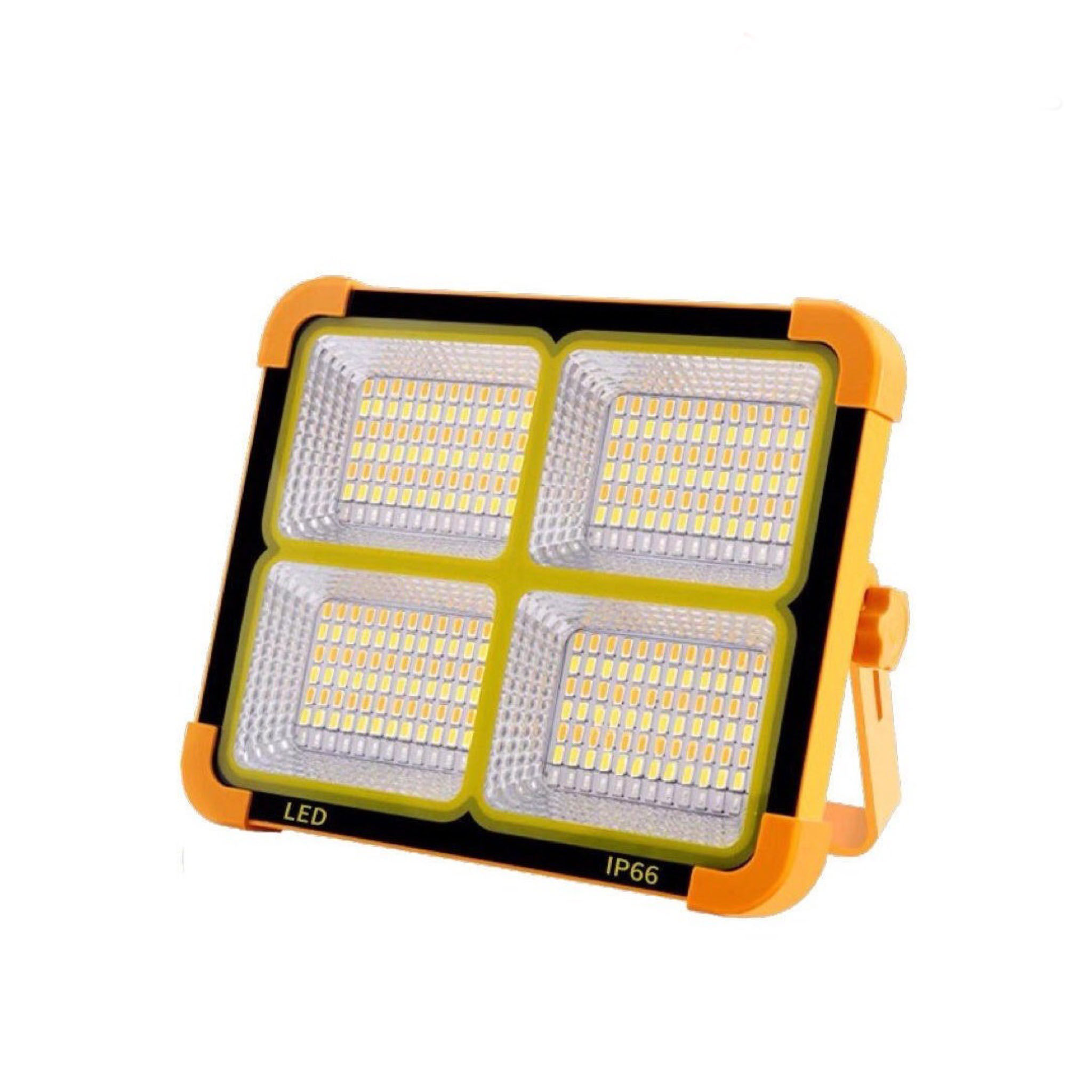 پروژکتور شارژی با پنل خورشیدی و پاور بانک  eco Power استاندارد IP66