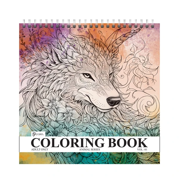 دفتر رنگ آمیزی 30 برگ بزرگسال از برند Pallet کد 01