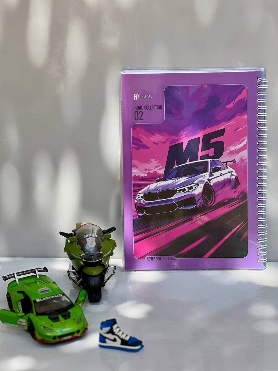 دفتر 80 برگ مدل Road از برند Pallet کد 02