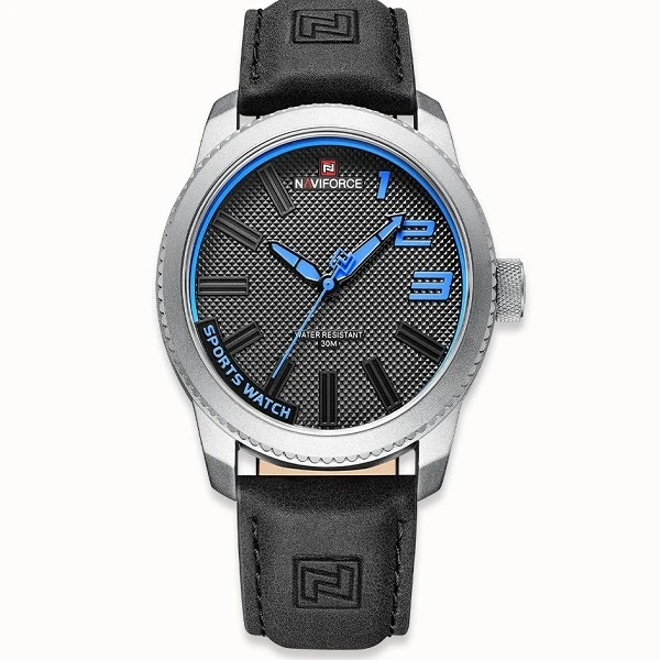 ساعت مچی عقربه‌ای مردانه نیوی فورس مدل Nf 9202BK Naviforce