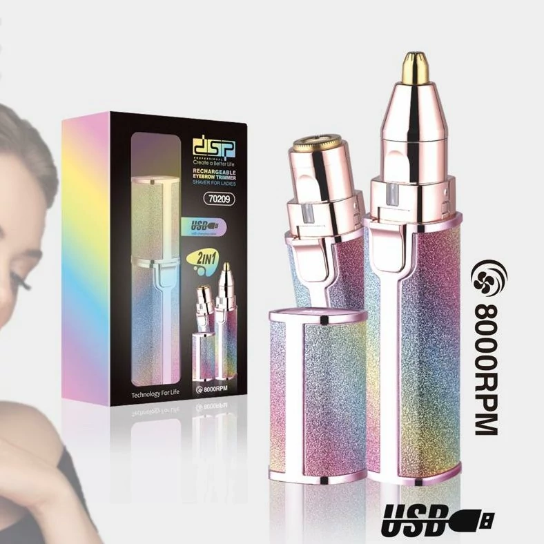 موزن دوکاره ابرو و صورت زنانه DSP 70209