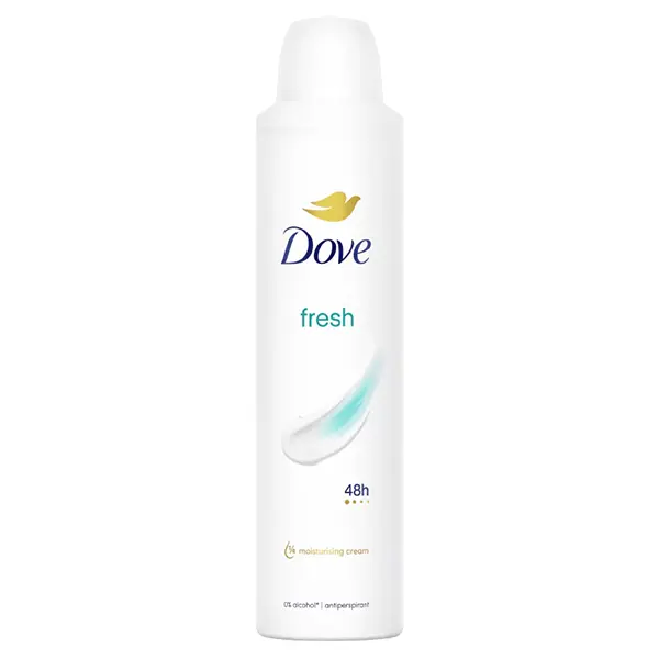 اسپری ضد تعریق زنانه داو مدل Fresh با رایحه فرش با حجم 250 میلی لیتر UK