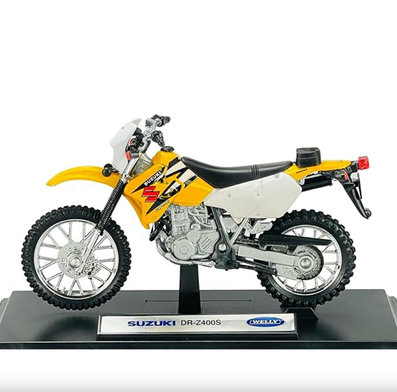 ماکت موتور Welly مدل SUZUKI DR-Z400S مقیاس 1:18