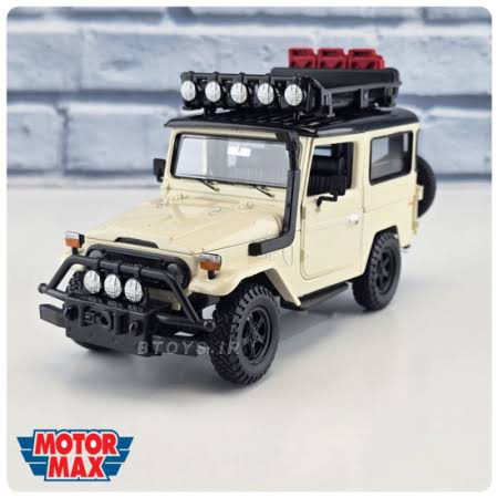 ماکت فلزی تویوتا لندکروزر Toyota FJ40 Land Cruiser موتورمکس مقیاس 1:24