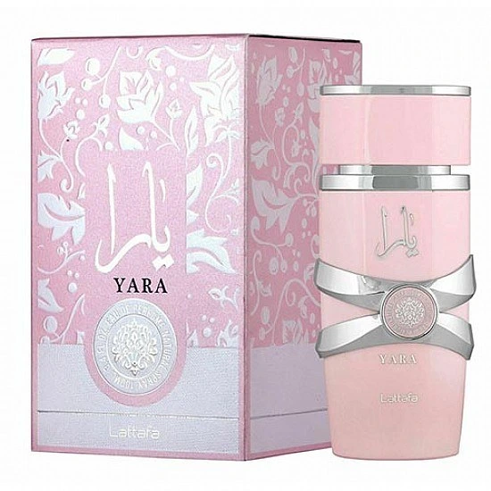 عطر لطافه یارا صورتی Lattafa Yara حجم 100 میلی‌لیتر